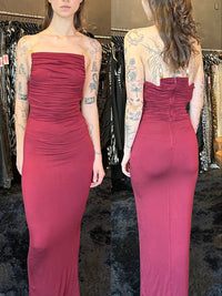 Vestido con aplicación metálica