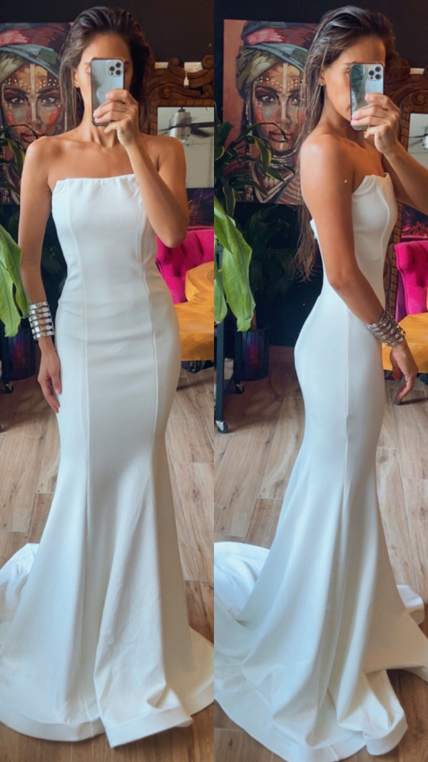 Vestido Sirena blanco