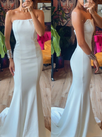 Vestido Sirena blanco