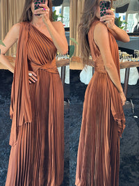 Vestido tela waffle cafe