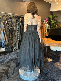 Vestido ampon encaje