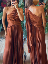 Vestido tela waffle cafe