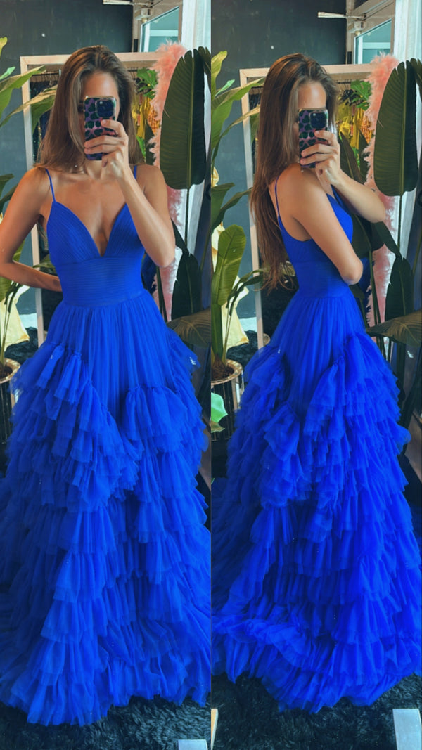 Vestido Azul Tul