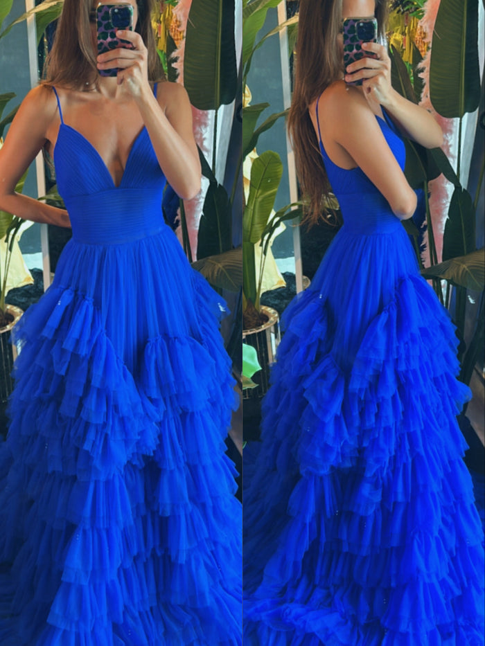 Vestido Azul Tul