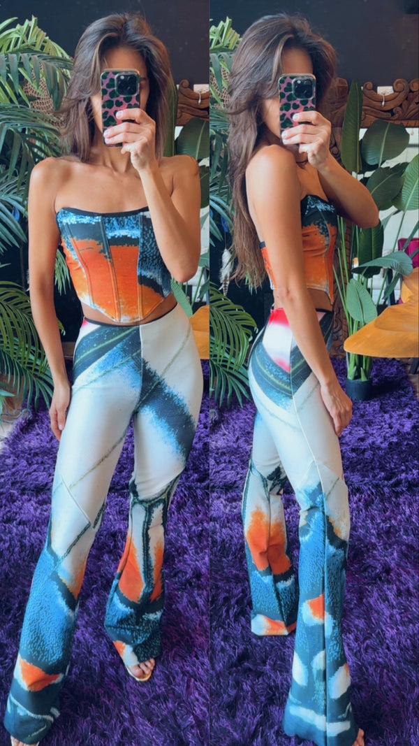 Set pantalón y corset
