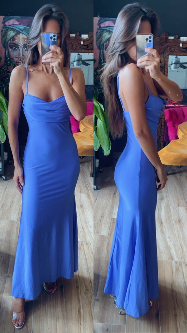 Vestido licra morado