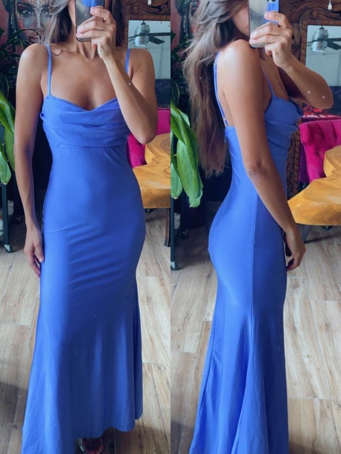 Vestido licra morado