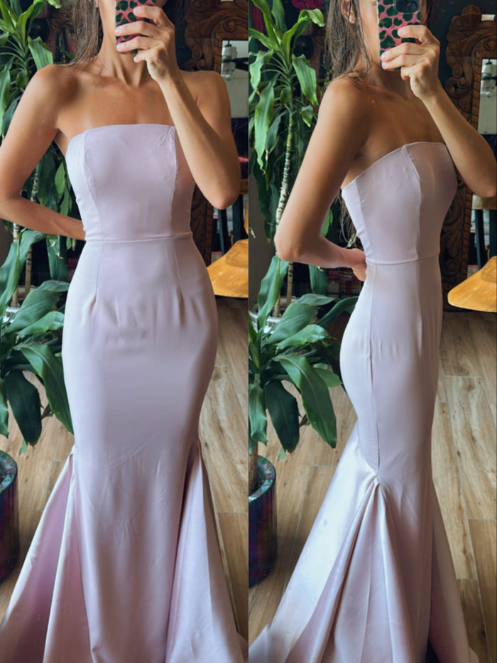 Vestido sirena rosa